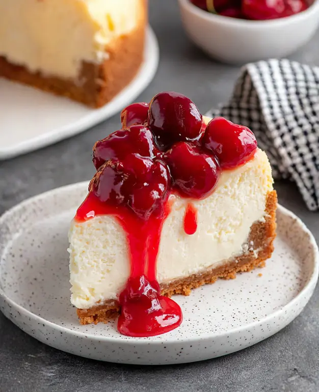 Easy Vegan No-Bake Cherry Cheesecake Recipe You’ll Love!