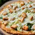 Chicken Crust Pizza Topped with Caesar Salad 2 Chicken Crust Pizza Topped with Caesar Salad 150x150 1