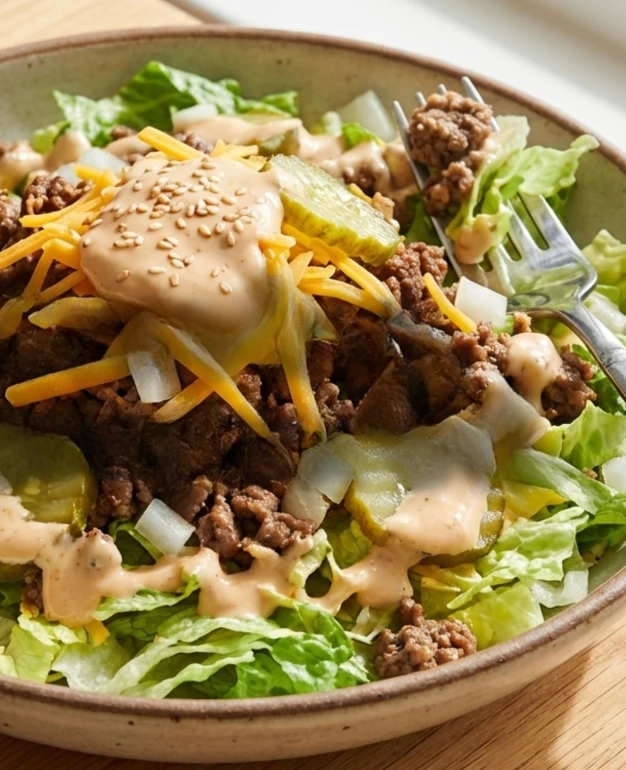 Healthy Big Mac Salad Recipe