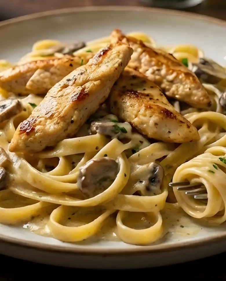 Creamy Chicken Fettuccine Alfredo (2) Creamy Chicken Fettuccine Alfredo 2
